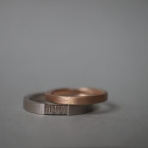 マットな結婚指輪